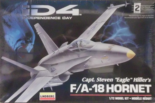 F/a-18 Hornet, Id4 Kit Plástico 1/72 Lindberg Usa.