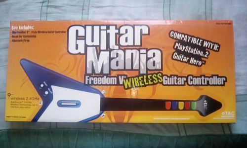 Guitarra Wireless Para Ps2 Guitar Hero