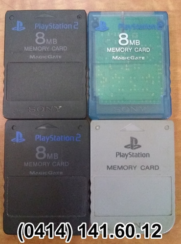 Memory Card 8 Mb, Para Ps1 / Ps2