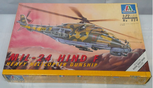 Mil-24 Hind F Helicoptero Plástico 1/72. Italeri.