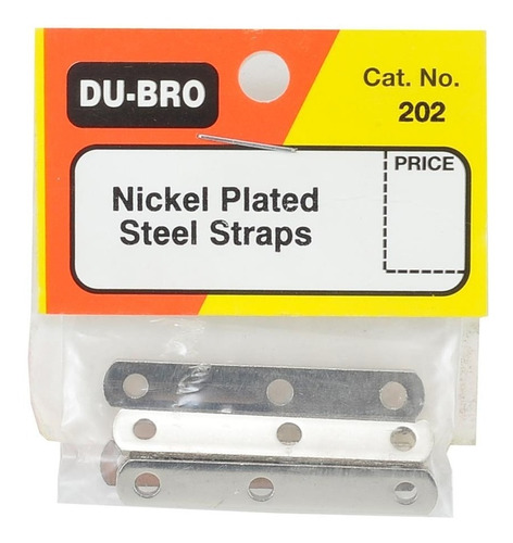 Pack De 4 Nickel Plated Steel Straps Código 202 Dubro.
