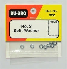 Pack De 8 Split Washer #2 Código 322 Dubro.