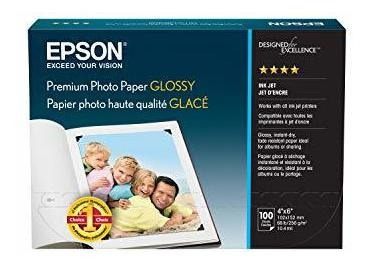 Papel Para Fotografia Epson Premium Brillante Blanco
