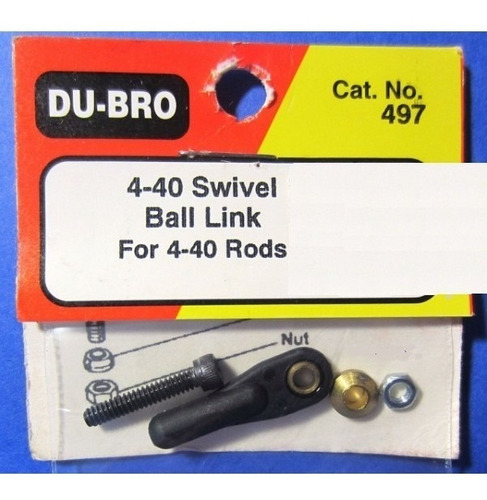 Swivel Ball Link For 4-40 Código 497 Dubro.