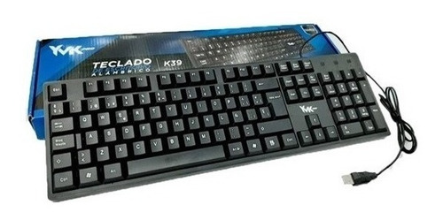 Teclado Usb Español Yvk Negro Original Tienda Fisica