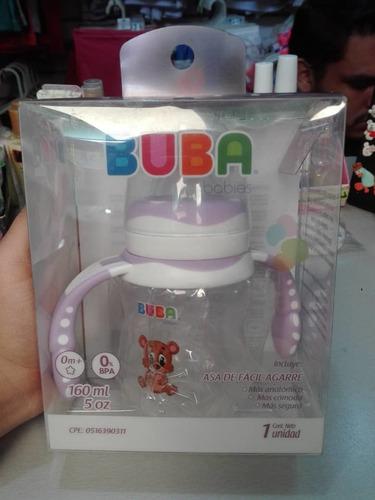 Tetero Buba 5oz Niña Con Asas Anti-colico Libre De Bpa