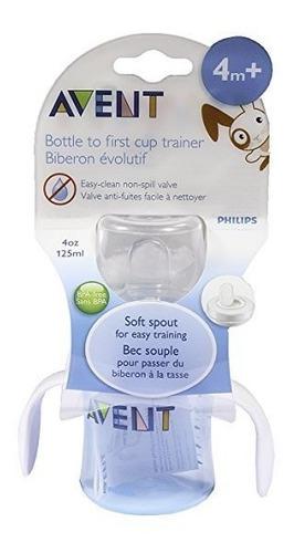 Tetero Con Asas Avent, 4m+, 4oz