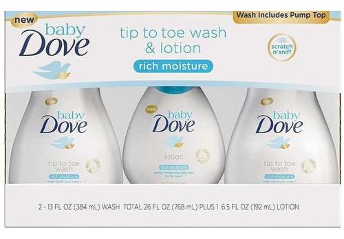 Trío De Limpieza Y Suavidad Dove Baby