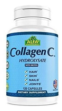 Colageno Hidrolizado Vitaminac Con_biotine 120cap Usa 20vrds