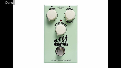 J.rokett Monkey Man Overdrive+reverb Nuevo