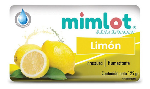 Jabon De Tocador Mimlot Limon 125g X 72
