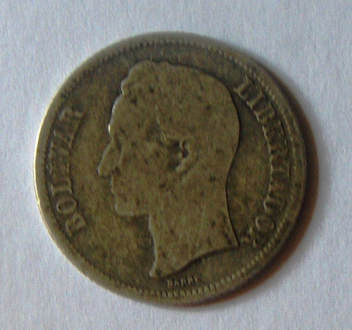 Moneda 1 Bolivar Plata Lei  Gramos Año 