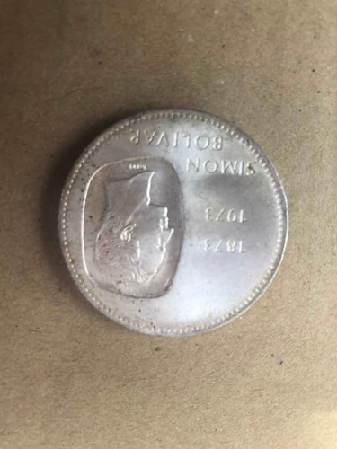 Moneda 10 Bolívares  Plata Ley 900