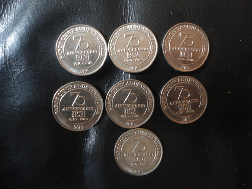 Moneda 50 Bolivares 70 Aniversario Bcv
