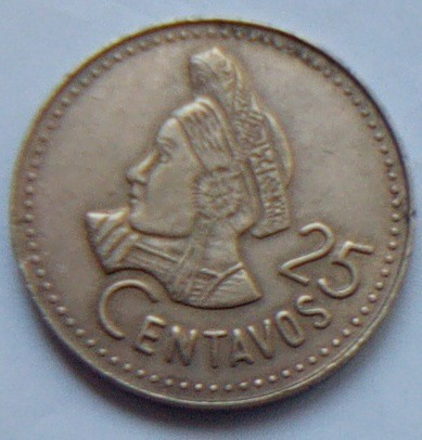 Moneda Articulo Antiguo Guatemala 