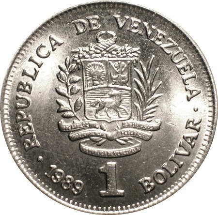 Moneda De 1 Bolivar .