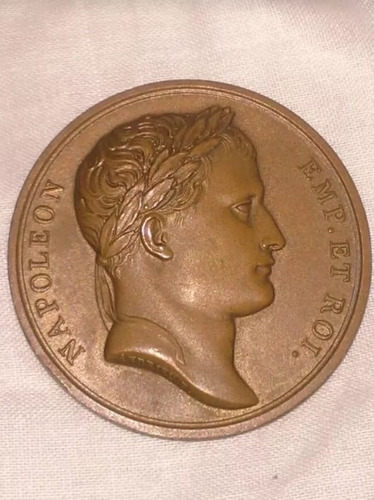 Moneda De Bronce Del Emperador Napoleón 