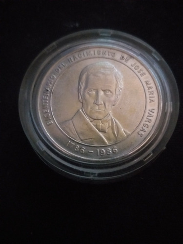 Moneda De Plata Bicentenario Jose Maria Vargas 31.1g 20us