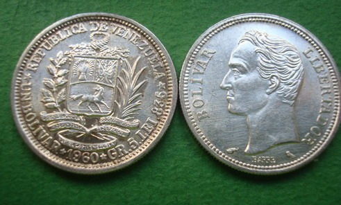 Moneda De Plata Bs  Gr Ley 835