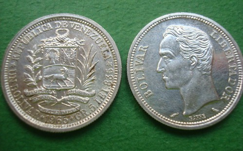 Moneda De Plata Bs  Gr Ley 835