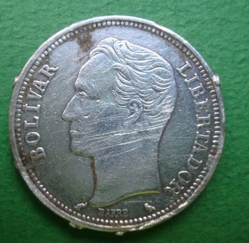 Moneda De Plata Bs  Gr Ley 835