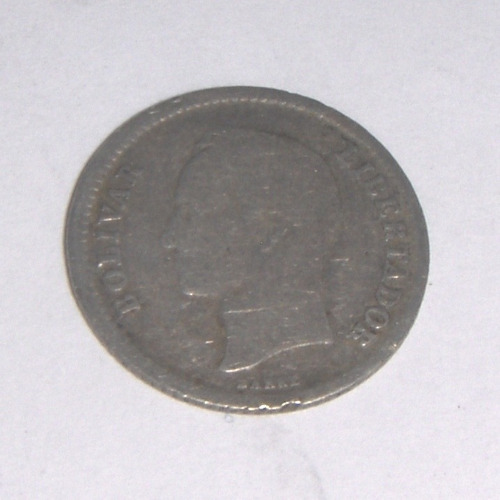 Moneda De Plata Medio 25 Centimos 