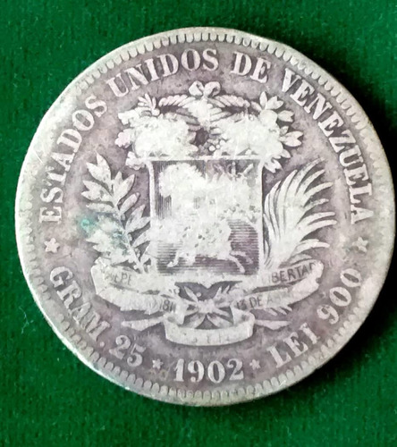 Moneda Fuerte De Plata 