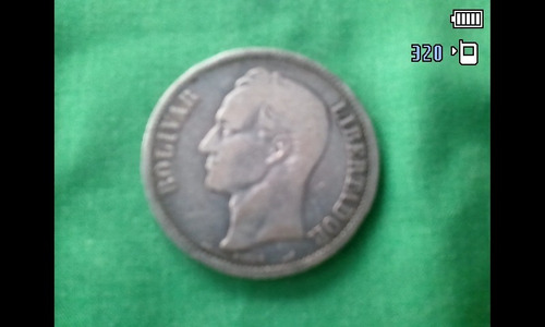 Moneda Fuerte De Plata Año 