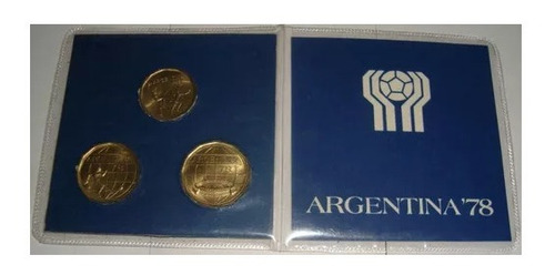 Monedas Mundial Futbol Argentina  (blister)