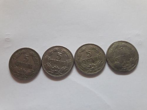 Monedas Venezolanas De 5 Céntimos De  Y .