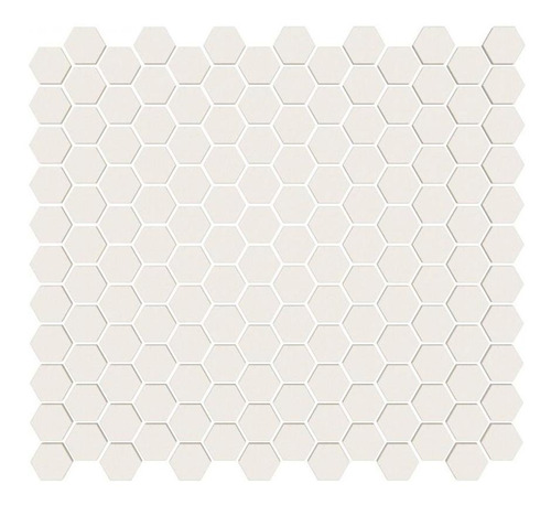 Mosaico Crema Sin Esmalte Hexágono Pequeño Brezza