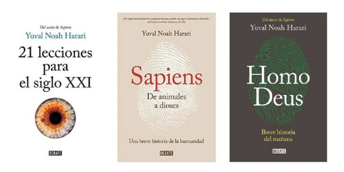 Pack De 3 Libros Animales A Dioses. Yuval Noah Harari