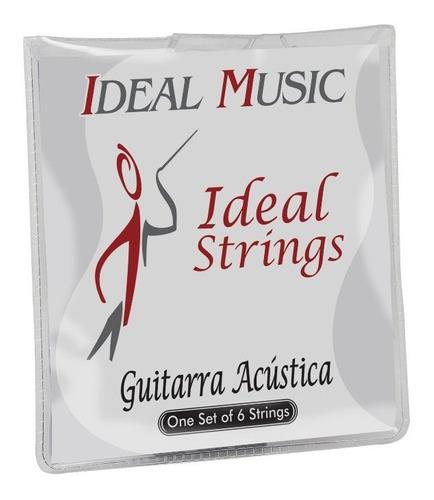 2 Juegos De Cuerdas Para Guitarra Acustica Ideal Music