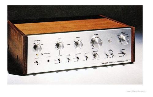 Amplificador Pionner Sa-7100 Reverbereador Pionner Sr-202w