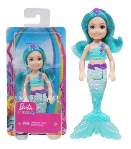 Barbie Dreamtopia Pequeña Muñeca Sirenita Mermaid