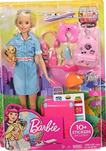 Barbie Viajera Original Nueva Con Accesorios