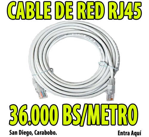 Cable Utp Internet Cat5e Cctv Redes