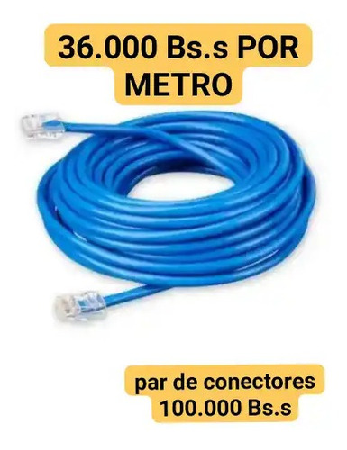 Cable Utp Internet Por Metro Cat5e Redes Cctv