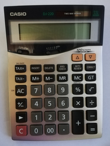 Calculadora Casio Dj- Dígitos
