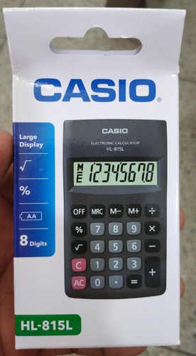 Calculadora De Bolsillo Casio Hl 815l