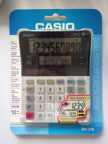 Calculadora De Oficina Casio Mv-210