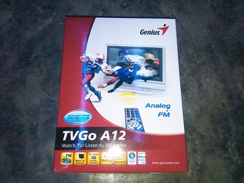 Capturadora Video Tv Genius Tvgo A12 Con Radio Fm Y Control