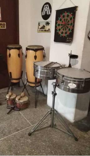 Conga Bongo Campana Timbales Todo Completo Se Vende Lea Desc