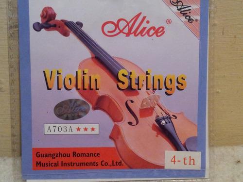 Cuerda Para Violin Alice