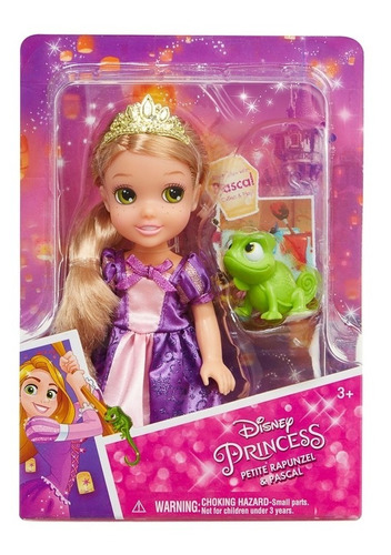 Disney Princesa Pequeña Rapunzel Con Pascal