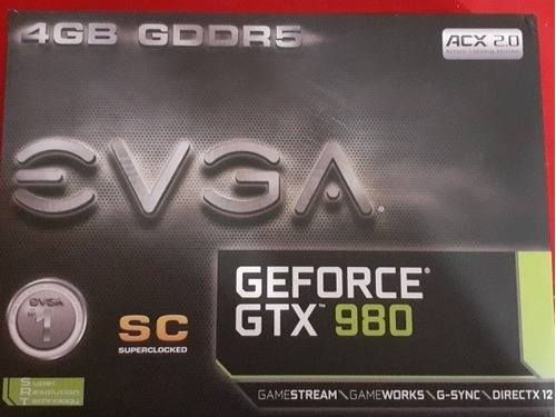 Geforce Gtx 980 Evga 4 Gb Gddr5 (superclocked)