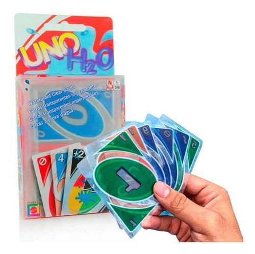 Juego De Mesa Cartas Uno H2o Resistente Al Agua