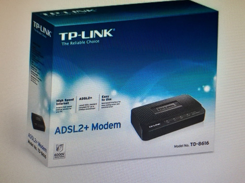 Módem Tp- Link Adsl2+td- Nuevo Y Sellado