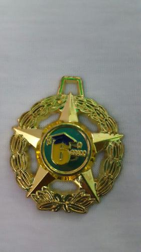 Medallas Mini Estrella 5 Punta De 6to Y Prescolar