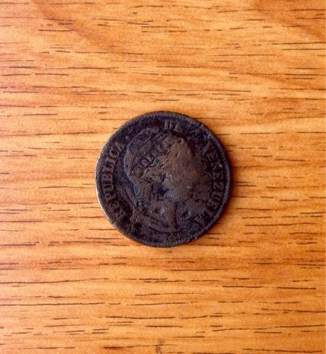 Moneda De Colección Centavo Negro De 1862